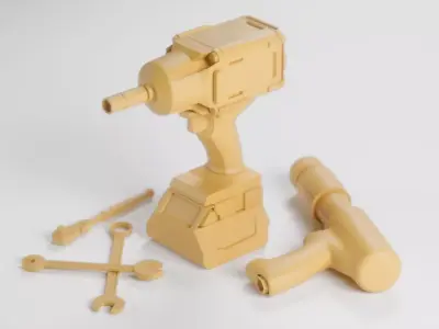 Garage Tools Free 3D model