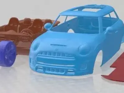 Mini John Cooper Works 2015 Printable Car  3D print model