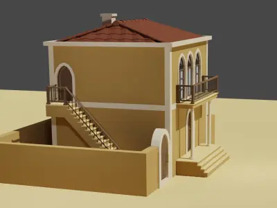 Livan historic building 3D model