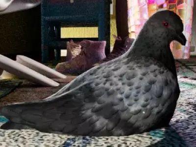 birdpigeon Free low-poly 3D model