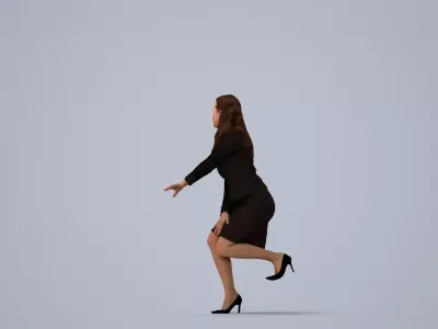 00059Karen012 - Adult Caucasian woman in business attire for 3D model