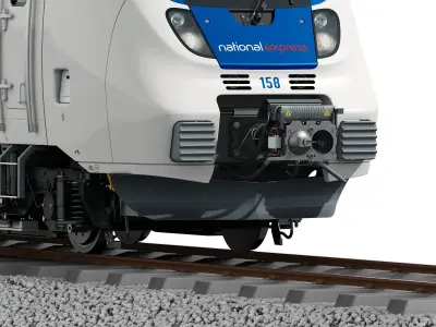 Bombardier TALENT 2 National Express 3D model