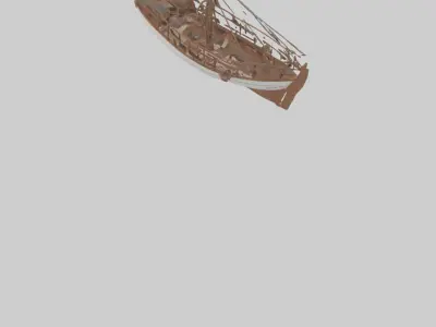 Boat Deck model 3D model