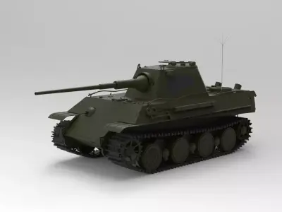 Panzer II 3D model
