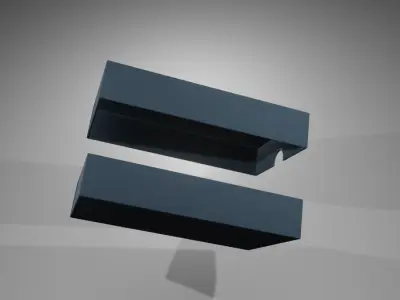 BOX packaging 3d model  3D model purchase