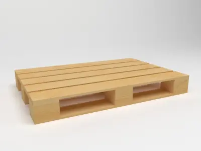 Pallet EUR 3D model