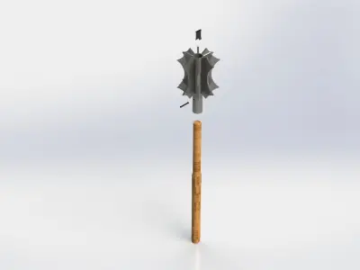 WG 7013 - Mace v1 Low-poly 3D model