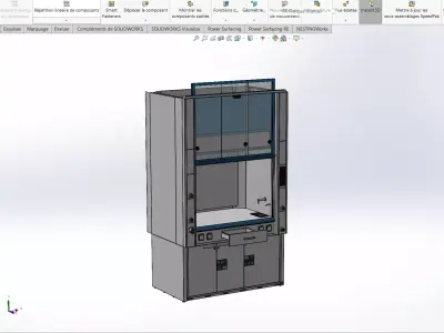 FUME HOOD CABINETS  3D model