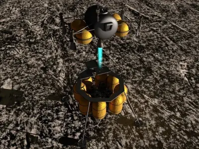 NASA Artemis lunar lander Free 3D model