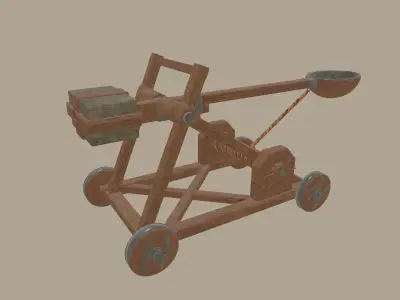 Catapult 3D model