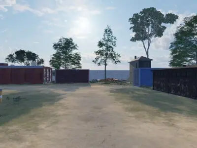 Abandoned Industrial Site 3D model