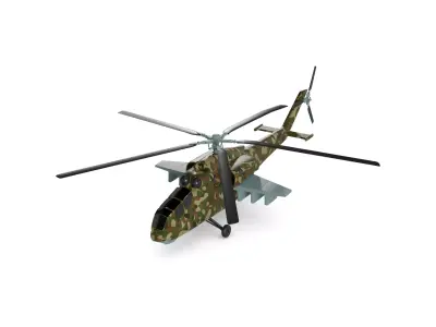 Attack Helicopter 3D model