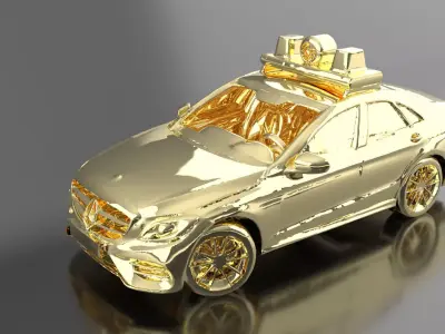Stylized Concept Car 3D Model Free 3D print model purchase