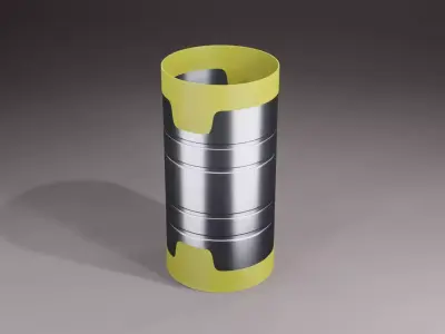 Mechanical - Cylinder Cover  Low-poly 3D model