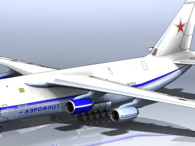 Antonov 124 3D model