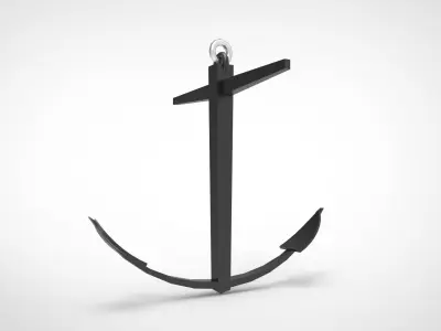 Kedge Anchor 3D model