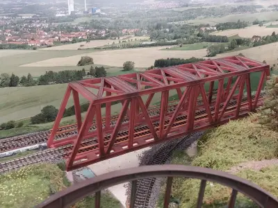 Svarovany ocelovy viadukt 1-120 Free 3D print model