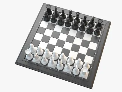 Chess Set 3D model order