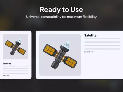 10 3D Technology Icon Pack 1 3D model