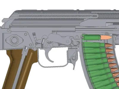 AKMS 6P4 3D model
