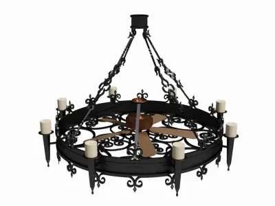 Metal Candelabrum 3D model