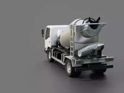 Mazda Titan Concrete Mixer 3D model