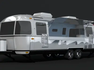 Airstream Food Truck 3D model purchase