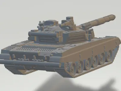 T-72 M4 CZ ready to print  3D print model