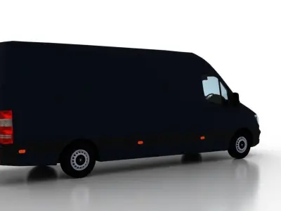 Mercedes Benz Sprinter L3H2 2015 Cargo UK 3D model