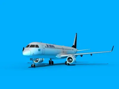Embraer Emb-190 Air Astana 3D model