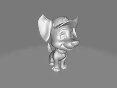 Dog Cartoon 3D Model  3D model