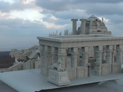 Ancient Egyptian City 3D model