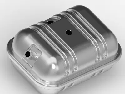 Truck Fuel Tank 3D print model