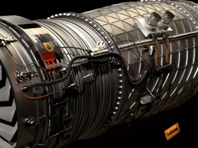 Jet Engine Concept 3D model