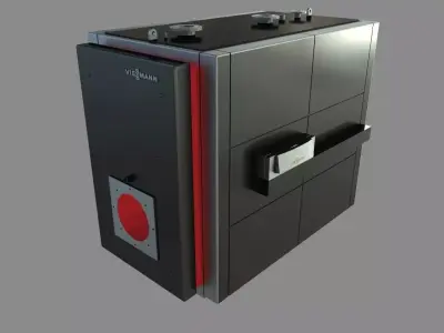  Low-temperature boiler Vitoplex 100 3D model