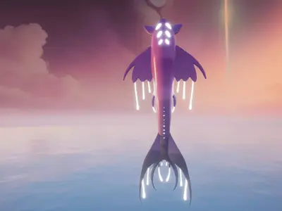 FISH FANTASY  Low-poly 3D model