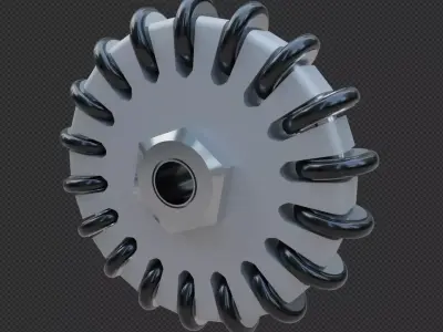 Omni Wheel 3D model buy