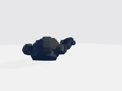 Arm Bag - Military Pouch Low-poly 3D model