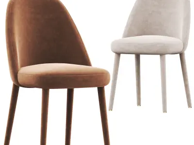 Modern dining chair 3D model