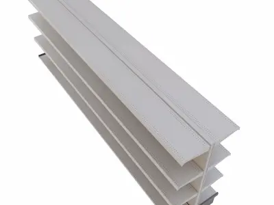 Supermarket Aisles  Low-poly 3D model
