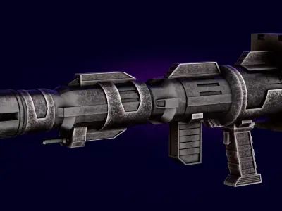 Ion Blaster Optimus Primes G1  Low-poly 3D model