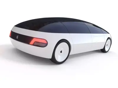 Apple Car Concept 3D model 3D model