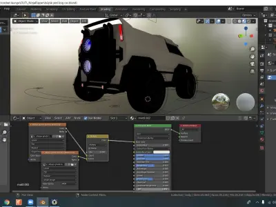 rocket league 3D model model FREE Merc Free low-poly 3D model