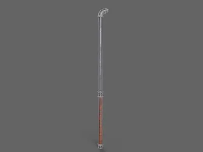 PBR Pipe Weapon V1e Low-poly 3D model