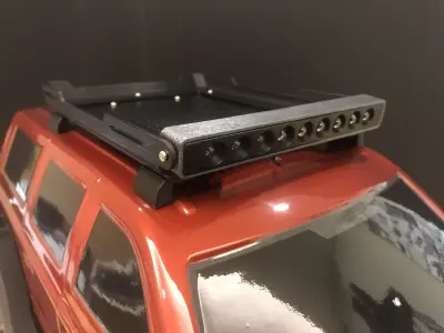 Redcat Everest Gen7 Roof Rack with LED Bar 3D print model