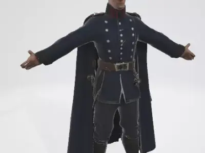 Italian Military Soldier 3D model