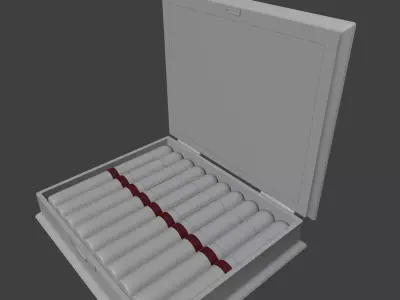 Cigar box exelent 1912 3D model