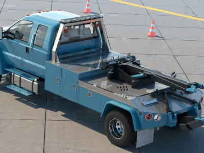 Heavy Duty Tow Truck 3D model