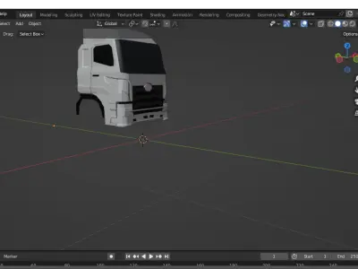 Hino 700 CN 3D model