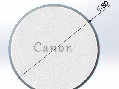 Canon Camera Cover 3D print model